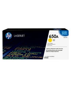 HP 650A originele gele LaserJet tonercartridge