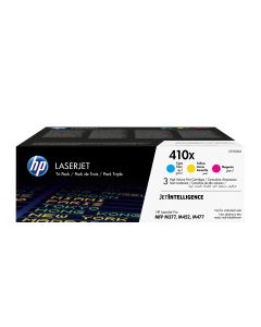 HP 410X originele high-capacity cyaan/magenta/gele LaserJet tonercartridges, 3-pack