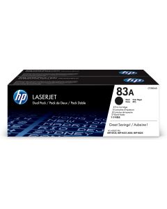 HP 83A originele zwarte LaserJet tonercartridge, 2-pack