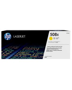 HP 508X originele high-capacity gele LaserJet tonercartridge