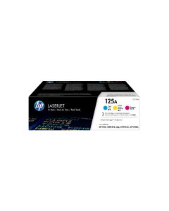 HP 125A originele cyaan/magenta/gele LaserJet tonercartridge, 3-pack