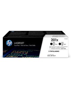 HP 201X originele high-capacity zwarte LaserJet tonercartridges, 2-pack
