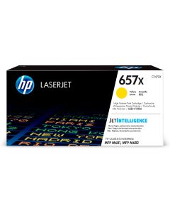 HP 657X originele high-capacity gele LaserJet tonercartridge
