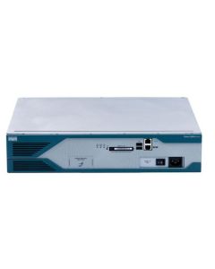Cisco Dual Gigabit Ethernet integrated services router with AC power, 2GE, 1 NME-XD, 1 EVM, 4 HWICs, 3 PVDM slots, 2 AIMs, and IOS IP Base Software