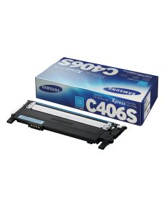 Samsung CLT-C406S tonercartridge 1 stuk(s) Origineel Cyaan