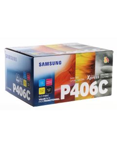 Samsung CLT-P406C tonercartridge 4 stuk(s) Origineel Zwart, Cyaan, Magenta, Geel