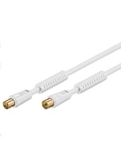 Microconnect COAX010WHQ coax-kabel 10 m Coaxiaal Wit