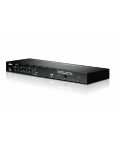 ATEN 16-Poorts PS/2-USB VGA KVM Schakelaar met Ketenverbinding Poort en USB Randapparatuur Ondersteuning
