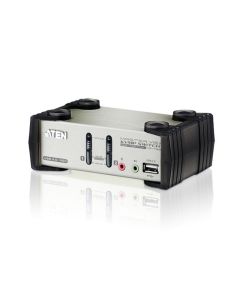ATEN 2-Poorts PS/2-USB VGA/Geluid KVMP™ Schakelaar met OSD