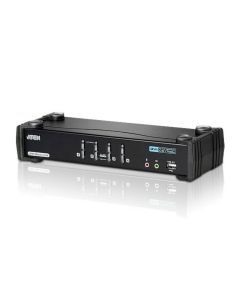 ATEN 4-poorts USB DVI Dubbelvoudige Link/ Geluid KVMP™-schakelaar