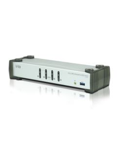 ATEN 4-poorts USB 3.0 DisplayPort KVMP™-schakelaar (kabels meegeleverd)