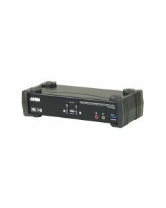 ATEN 2-poorts USB 3.0 4K DisplayPort MST KVMP™-schakelaar (kabel meegeleverd)
