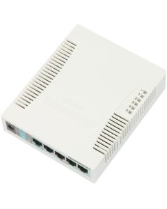MikroTik 5 x Ethernet, PoE in, SFP ports, 6 W, 6 - 31 V, 212 g, MikroTik SwOS