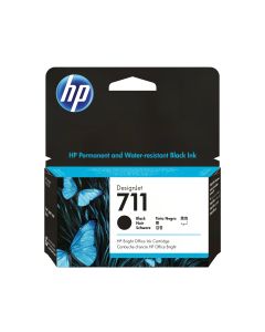 HP 711 zwarte DesignJet inktcartridge, 38 ml