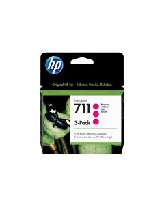 HP 711 magenta DesignJet inktcartridges, 29 ml, 3-pack