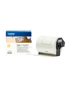Brother DK-11247 labelprinter-tape Zwart op wit
