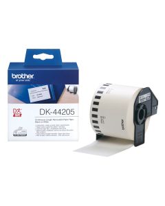 Brother DK-44205 labelprinter-tape Zwart op wit