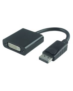 Microconnect DPDVI015 video kabel adapter 0,15 m DisplayPort DVI-I Zwart