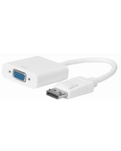 Microconnect DPVGA15CMW video kabel adapter 0,15 m VGA (D-Sub) DisplayPort Wit