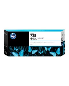 HP 728 matzwarte DesignJet inktcartridge, 300 ml