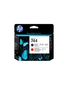 HP 744 matzwarte/chromatisch rode DesignJet printkop
