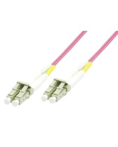 Microconnect FIB440450P InfiniBand en Glasvezelkabel 50 m LC Roze