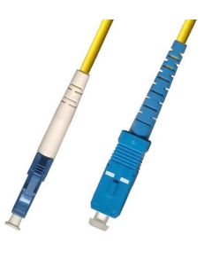 Microconnect FIB461001 InfiniBand en Glasvezelkabel 1 m LC SC Geel