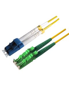 Microconnect FIB472003 InfiniBand en Glasvezelkabel 3 m LC E2000 Geel