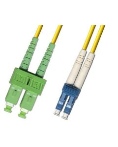 Microconnect FIB8410005 InfiniBand en Glasvezelkabel 0,5 m SC LC Geel