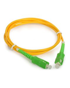 Microconnect FIB884001 InfiniBand en Glasvezelkabel 1 m SC Geel