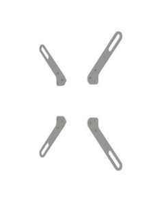 SMS L Adapter 200x100/200x200, Silver