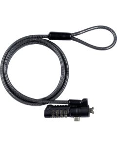 eSTUFF GLB220102 kabelslot Zwart 1,8 m