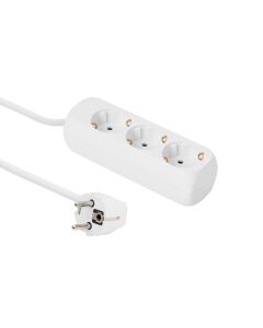 Microconnect GRU0033W power uitbreiding 3 m 3 AC-uitgang(en) Binnen Wit