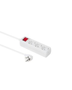 Microconnect GRU003W-SWITCH power uitbreiding 1,5 m 3 AC-uitgang(en) Binnen Wit