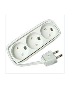 Microconnect GRUELU3H015 power uitbreiding 1,5 m 3 AC-uitgang(en) Wit