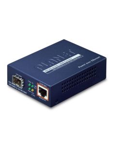 Planet 100/1000BASE-X to 10/100/1000BASE-T PoE+ Media Converter