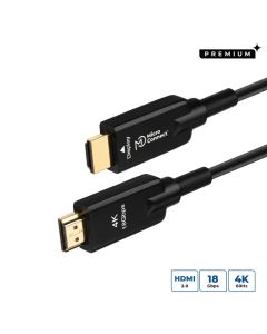 Microconnect HDM191950V2.0AOP HDMI kabel 50 m HDMI Type A (Standaard) Zwart