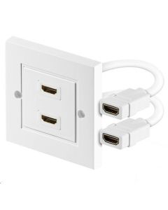 Microconnect HDMWALL2 wandcontactdoos HDMI Wit