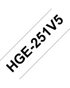 Brother HGE-251V5 labelprinter-tape