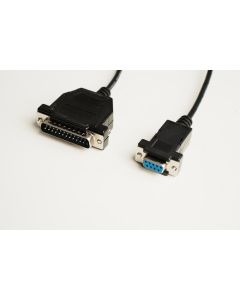 Microconnect IBM029B seriële kabel Zwart 3 m DB-25 DB-9