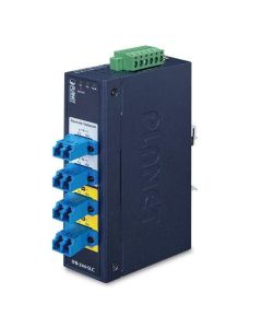 Planet IFB-244-SLC, 4x Duplex LC, 1310/1550nm, IP30, 9-48V DC, 32x87x135 mm