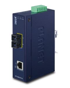 Planet 10/100Base-TX to 100Base-FX Industrial Media Converter - 15km