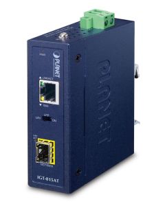 Planet Industrial Compact 100/1000BASE-X to 10/100/1000BASE-T Media Converter