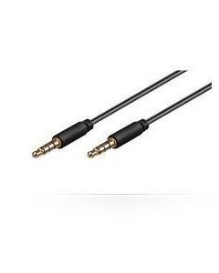 Microconnect IPOD012 audio kabel 1 m 3.5mm Zwart