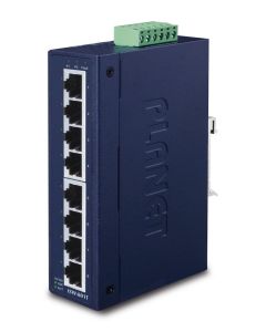 Planet Unmanaged Industrial Fast Ethernet Switch, 8 x 10/100TX RJ-45, IP30