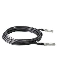 Hewlett Packard Enterprise X242 SFP+ SFP+ 7m Direct Attach Cable, 2 x SFP+, Copper, 100 ohms, 7 m, 10-Gbe, Black
