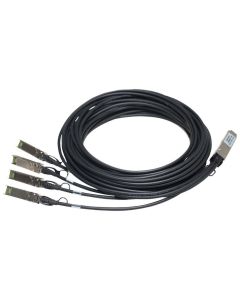 Hewlett Packard Enterprise X240 40G QSFP+ to 4x10G SFP+ 3m Direct Attach Copper Splitter Cable