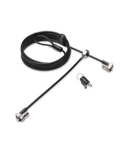 Kensington MicroSaver 2.0 Twin-laptopslot met sleutel
