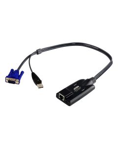 ATEN USB VGA KVM-adapter met ondersteuning: voor Composiet video