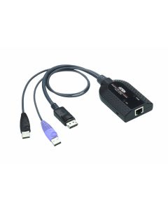 ATEN USB DisplayPort Virtual Media KVM-adapter (ondersteuning Smartcardlezer en Audio de-embedder)